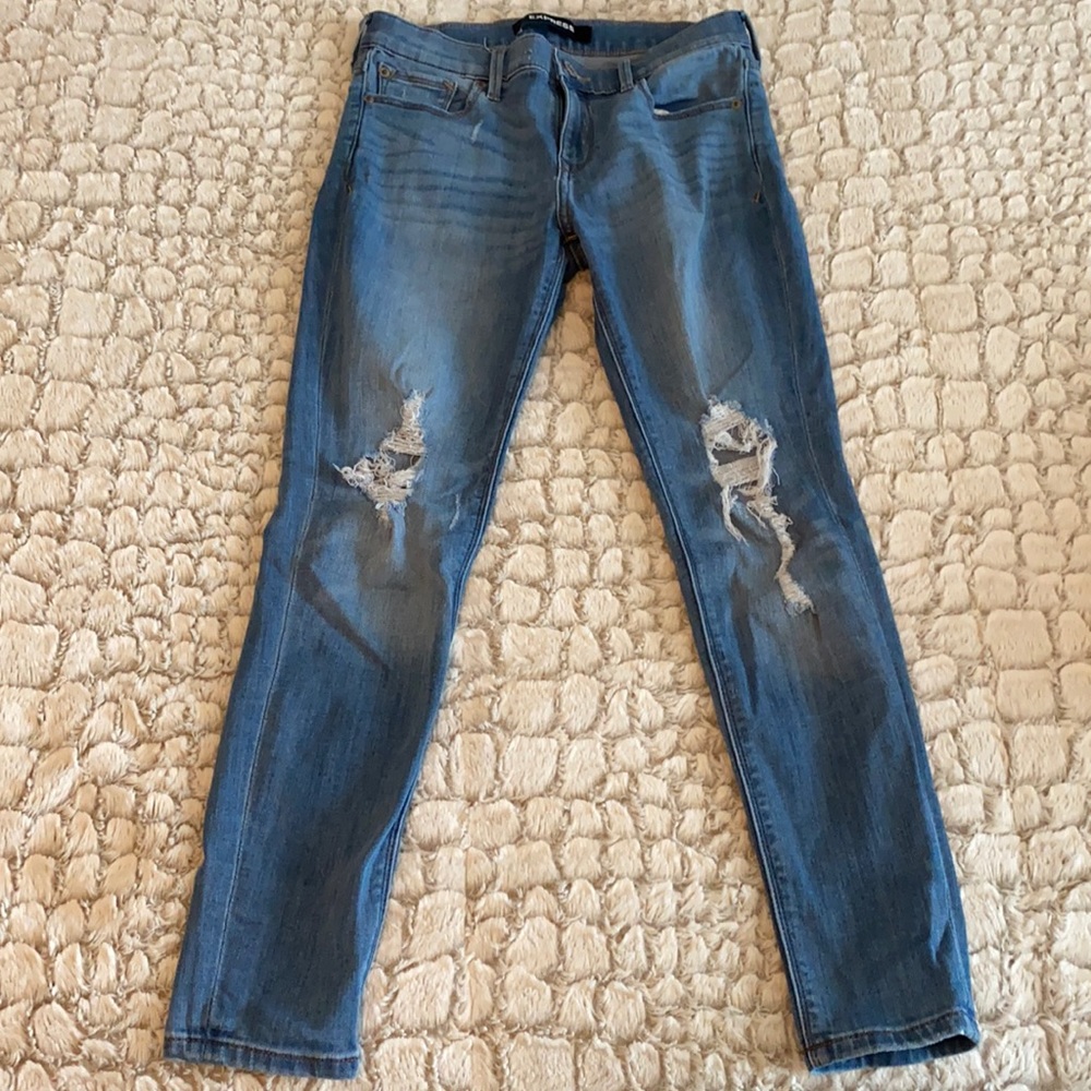 Express Stretch Legging Mid Rise Jeans